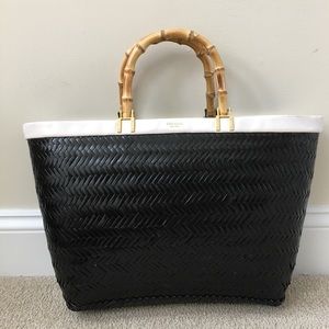 Never Used Kate Spade Large Wicker Tote